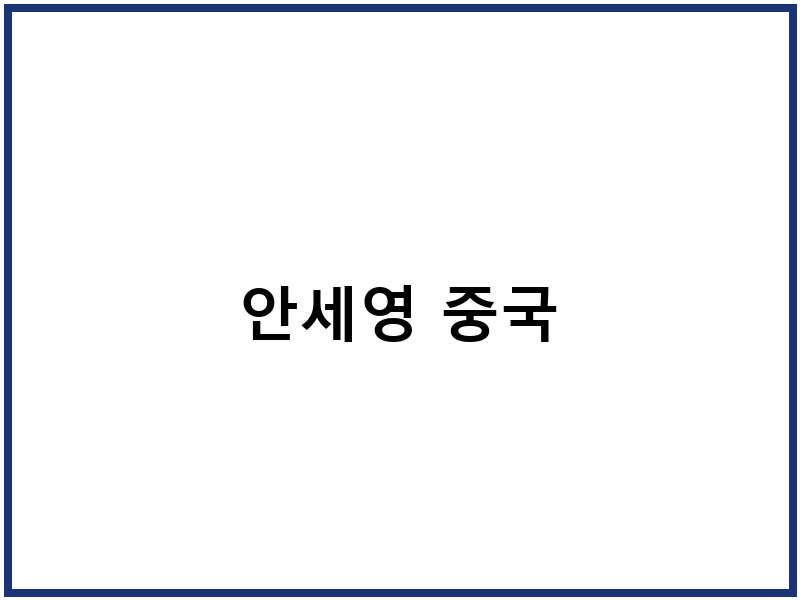 안세영 중국